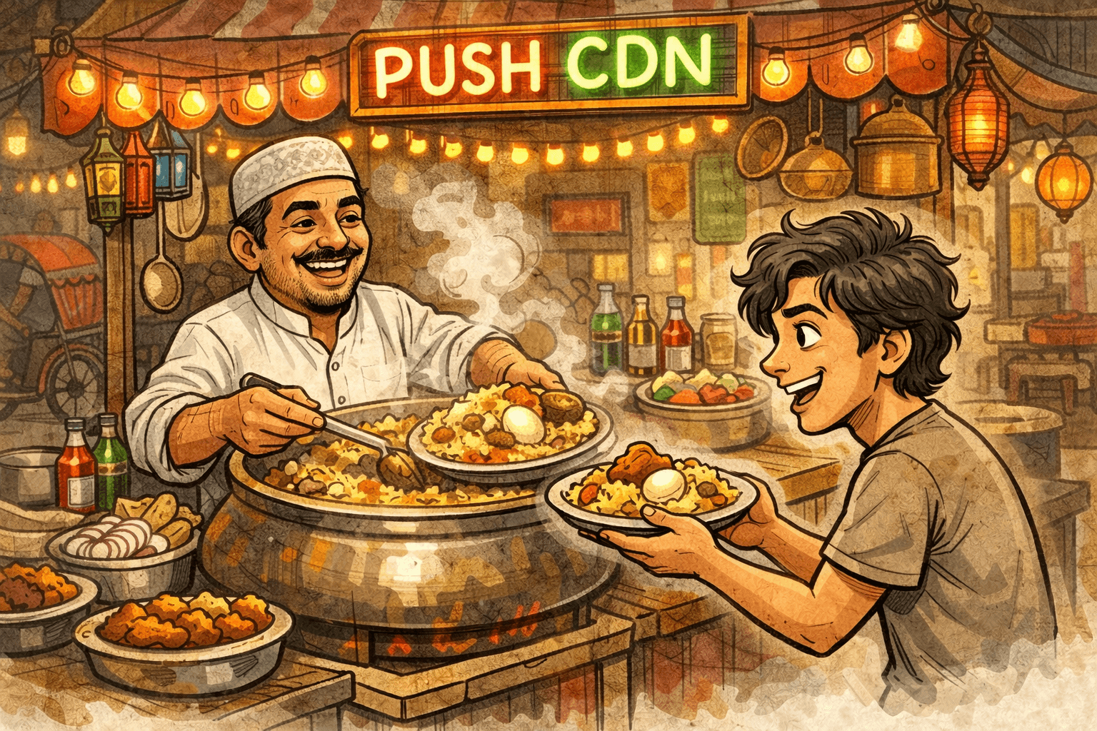 push cdn